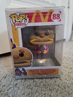 Funko Pop! Ad Icons #88 Mayor McCheese Vinyl Figure - Yellow & Purple